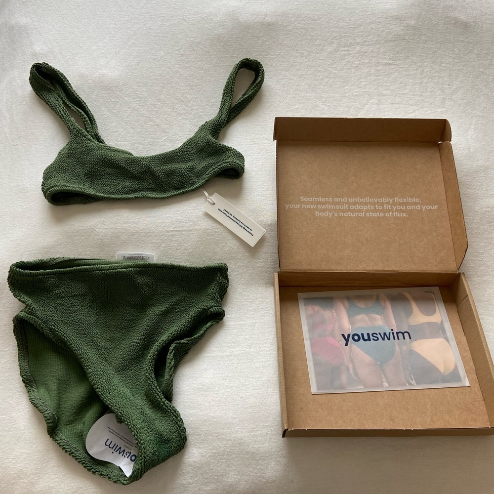 NEW YouSwim Aplomb High Waist Two-Piece Juniper